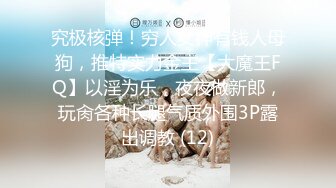 究极核弹！穷人女神有钱人母狗，推特实力金主【大魔王FQ】以淫为乐，夜夜做新郎，玩肏各种长腿气质外围3P露出调教 (12)