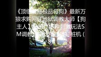 《顶级震撼极品母狗》最新万狼求购网红地狱调教大师【狗主人】私拍，多种刺激玩法SM调教滴蜡吃精肛链打桩机 (8)