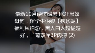 最新10月硬核媚黑！OF黑奴母狗，留学生伪娘【魏珍妮】福利私拍②，黑人白人越猛越好，一菊双屌3P肉搏 (2)