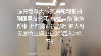 漂亮青春大眼美眉吃鸡啪啪 刚跟男友分手 身材苗条 鲍鱼粉嫩 上位骑乘很舒坦 被大哥无套输出操出白浆 后入冲刺内射